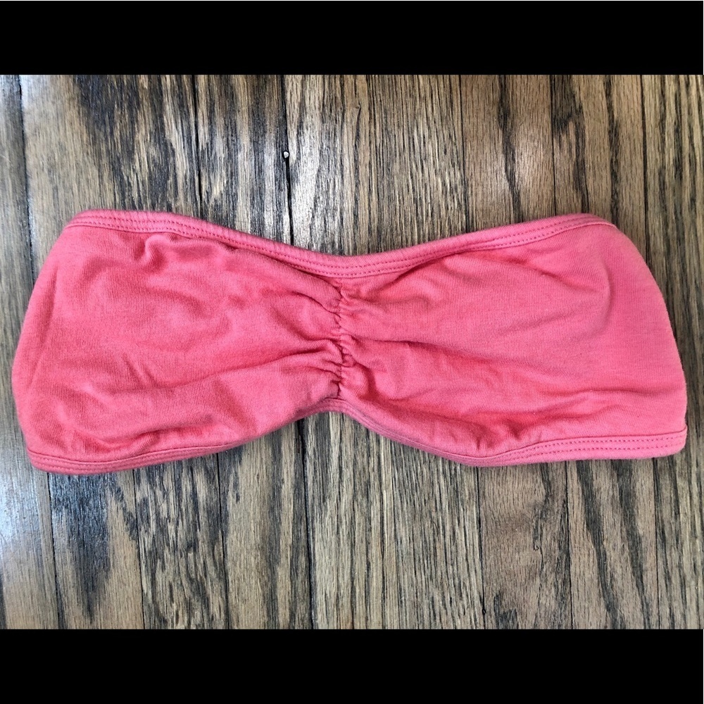 🔥5/$35🔥 Coral Pink Bandeau Bra | S​​